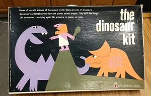 Kit vintage The Dinosaur Colorforms, 1960 - Imagen 1 de 4