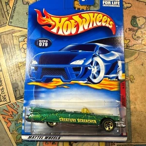 Hot Wheels 079 Creature Screacher '59 Cadilac 2000 Monsters Series #3 di 4 - Foto 1 di 9