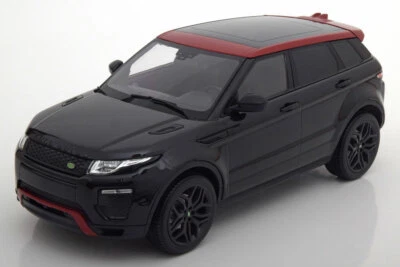 Range Evoque Dynamic Lux 2016 Black Red Kyosho C09549BK 1/18 IN Metallo Land - Immagine 1 di 3