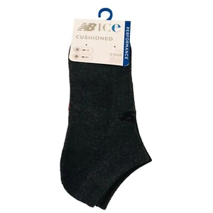 NEW BALANCE ICE Women's Large Cushioned Performance Low Cut Socks Set of 2 Size - Picture 1 of 4