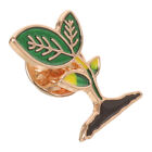  Novelty Brooch Pins Leaves Enamel Badges Cartoon Lapel Jewelry