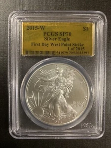 Silver Eagle FD 1 2015-W PCGS SP70 de 2015 - Imagen 1 de 2