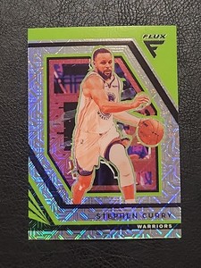 2022-23 Panini Flux 147 Stephen Curry Silver Mojo Prizm SP Golden State Warriors