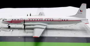 Herpa 571333 Tschechoslowakische Fluggesellschaften Iljuschin IL-18-B Reg OK-PAH Maßstab 1:200 NEU - Bild 1 von 12