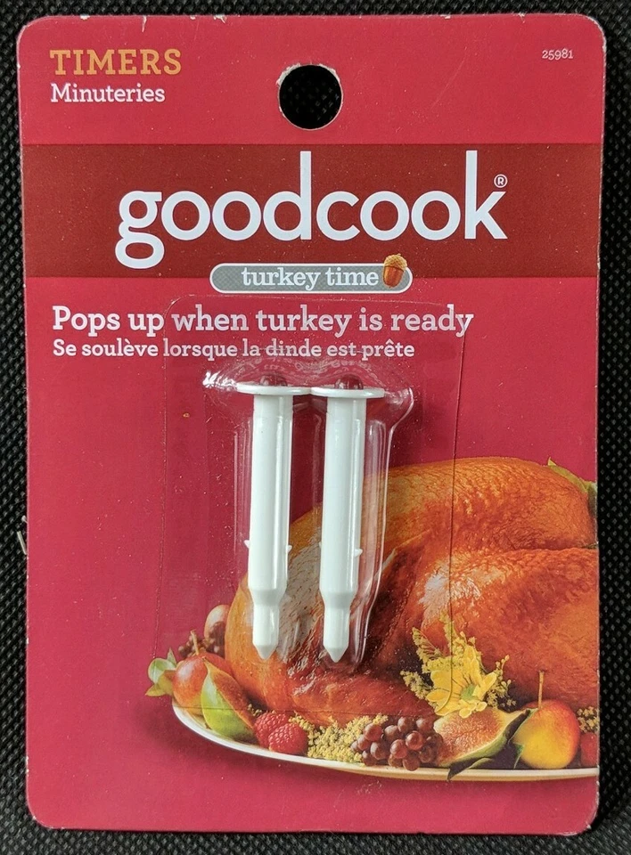 3pk Good Cook GoodCook 6 Turkey Timers Total Pop up Thanksgiving