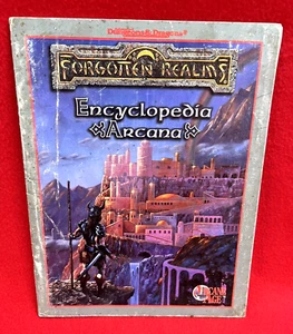 VTG 1996 AD&D Forgotten Realms Campaign Expansion Encyclopedia Arcana TSR - GUC - Picture 1 of 13