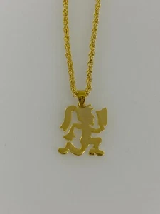 ICP Beil Mädchen schlicht Anhänger mit 20" Seil Kette/Halskette goldfarben - Bild 1 von 2