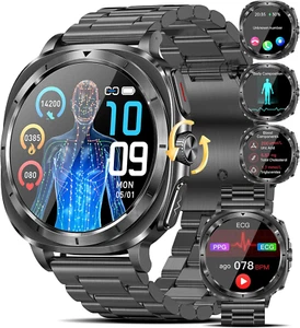 Smartwatch Męski Mężczyźni z funkcją telefonu Siłownia Zegarek sportowy Zegarek na rękę Zegarek Zegarek - Zdjęcie 1 z 7