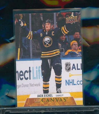 🏒 JACK EICHEL 2020-21 Upper Deck Canvas #C130 Buffalo SABRES 🚨 - Image 1 of 3