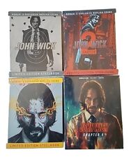 John Wick 4 Steelbook (Walmart Exclusive) (Blu-Ray + DVD + Digital Copy)  with Character Cards 