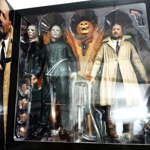 Halloween 2 Michael Myers Dr. Loomis Ultimate 7" Action Figure Official - Picture 1 of 8