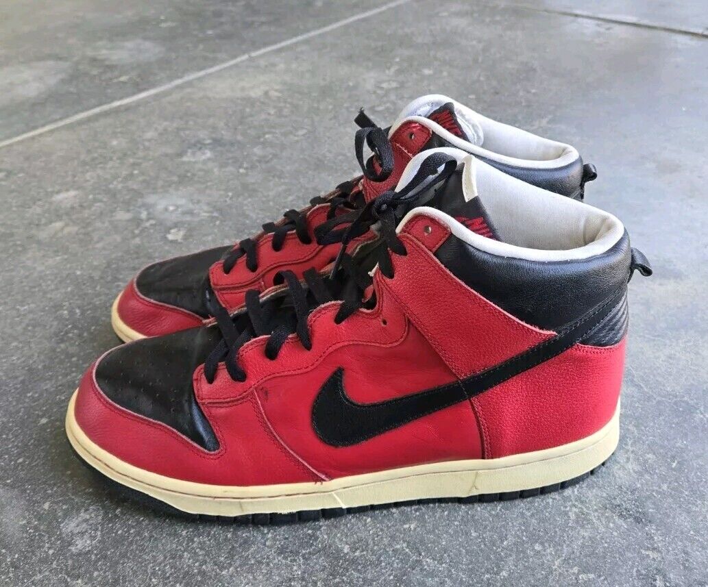 Nike Dunk High Red - 309432-601 | eBay Nike Dunk High Red - 309432-601 | eBay