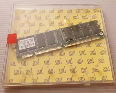 Cube Memory 64mb PC133 168-Pin SDRAM Memory - Non-ECC with  'gold' contacts - Image 1 of 4