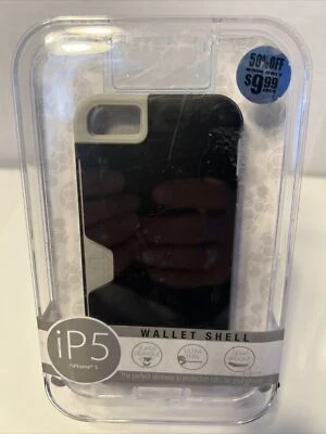 Funda para teléfono celular IP5 iPhone 5 caja tortuga carcasa delgada armadura billetera estuche (NEGRO) Foto 1 de 4