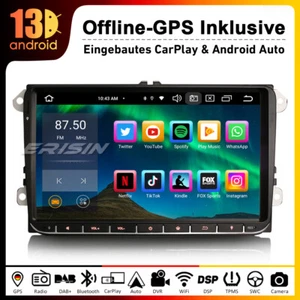 9"Carpaly Android 13 Autoradio Für VW Amarok Crafter Caddy Polo Transporter T6 - Bild 1 von 18
