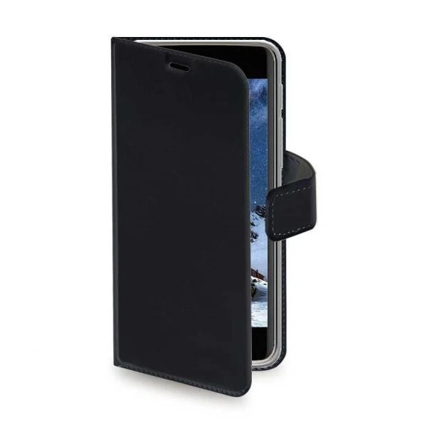 Cover per Lg K8 2017 K4 2017 side open lite custodia per cellulare in black - Immagine 1 di 2