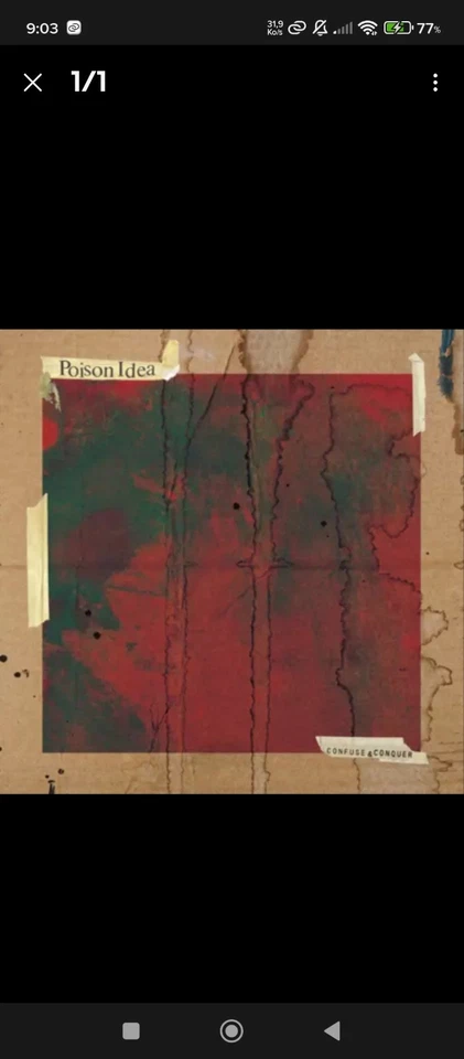 POISON IDEA  "Confuse and Conquer"  Album Still Factory Sealed. Portland Punx - Photo 1/1