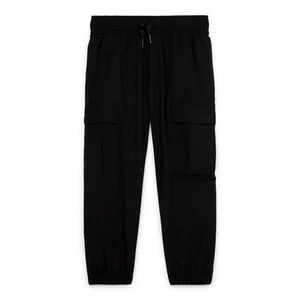 Wonder Nation Boys Hybrid Cargo Joggers Black Soot Size L - Picture 1 of 7