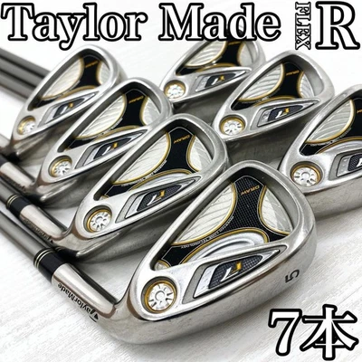 TaylorMade iron set r7 DRAW FLEX-R 5, 6, 7, 8, 9, PW, AW used - Image 1 of 4