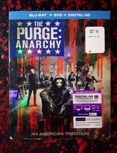 The Purge: Anarchy (Blu-ray/DVD, 2014, 2-Disc Set W/Slipcover - Imagen 1 de 6