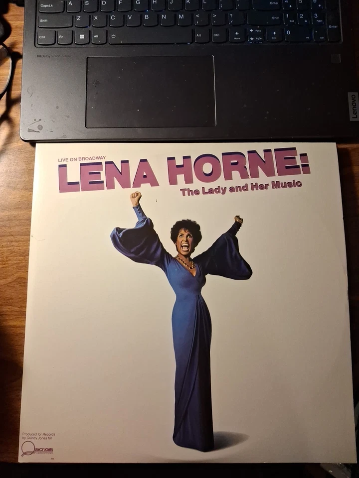 Lena Horne ~The Lady and Her Music ~ Live On Broadway Vinyl LP 2QO-3597 - Imagem 1 de 3