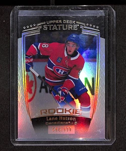 2024-25 Upper Deck Stature Rookie Base #50 Lane Hutson /999 - Bild 1 von 2