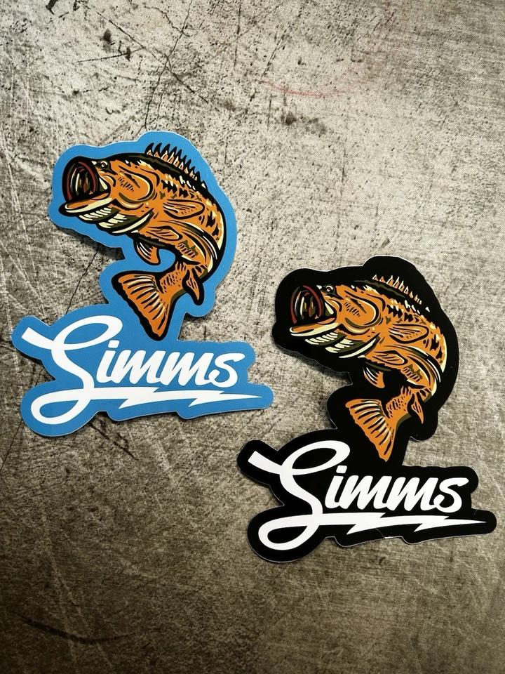 Simms Fishing Stickers Daiwa Shimano Patagonia Aftco Orvis Ross Reels Pelagic - Image 1 of 4