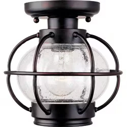 Maxim Lighting Portsmouth Outdoor Ceiling Mount in Oil Rubbed Bronze - Image 1 of 2