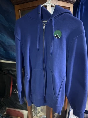 sport-Tek Medium Zip Up Hoodie Blue - Image 1 of 2