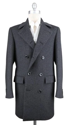 Kiton Gray Cashmere Coat - Size XS (US) / 46 (EU) - (UG0101G4402) - Image 1 of 4