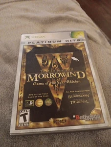 Xbox Platinum Hits The Elder Scrolls III Morrowwind. Used But In Good Condition - Picture 1 of 3