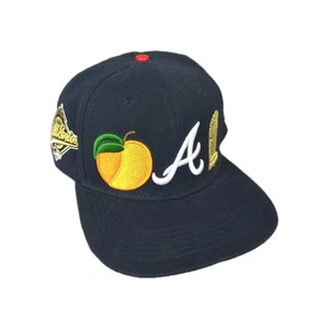 Atlanta Braves Mütze Cap 90s World Series Champions Trophy Georgia Peach Rare EUC - Bild 1 von 13