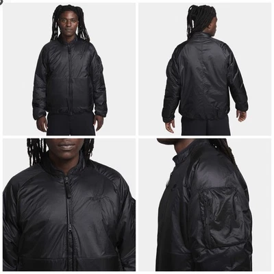 Chaqueta aislante suelta Nike Sportswear Tech para hombre Therma-FIT talla grande $180 negra Foto 1 de 4