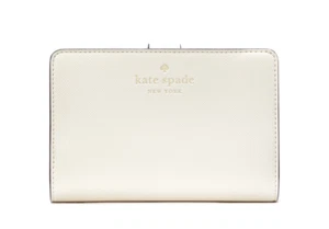 New Kate Spade Schuyler Medium Compact Bifold Wallet Meringue - Picture 1 of 3