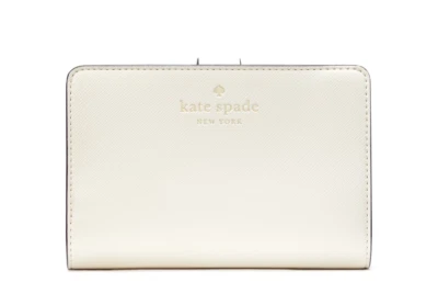 New Kate Spade Schuyler Medium Compact Bifold Wallet Meringue - Image 1 of 3