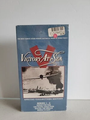 Victory At Sea - Volume 1 - Series 1-4 (VHS) - Black and White New Sealed - Image 1 of 3