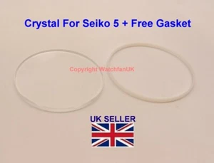 Vetro cristallo minerale adatto a molti Seiko 5 sostituisce 290P01LN03 7S26-0490 - Foto 1 di 3