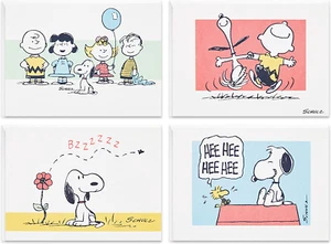 Hallmark Peanuts Blank Cards Assortment, 70Th Anniversary (40 Note Cards with En - Picture 1 of 12