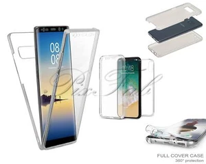 Neuf Transparent avant Arrière PC Rigide Antichoc 360 Téléphone Étui Pour Apple - Photo 1 sur 25