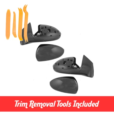 Juego de espejos retrovisores eléctricos térmicos laterales del conductor y del pasajero para Chevrolet Cruze 2011-2016 Foto 1 de 4