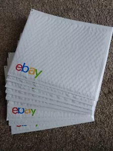 10 eBay Branded Shipping Supplies Padded Air Jacket Bubble Envelope 8.5"x11.25" - Picture 1 of 2