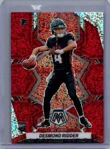 2022 Panini Mosaic Red Sparkle SP NFL Debut #271 Desmond Ridder RC - Bild 1 von 2