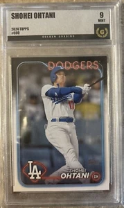 2024 Topps Series 1 #500 Shohei Ohtani Dodgers - Golden Grading 9 Mint - Picture 1 of 2
