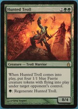 Hunted Troll FOIL Ravnica: City of Guilds PLD Green Rare CARD (246733) ABUGames
