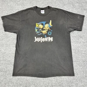 Vintage Jay and Silent Bob Shirt XL Kevin Smith View Askew Oni Clerks Dogma 1998 - Picture 1 of 9