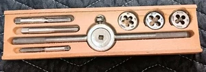 VINTAGE SANTO TAP AND DIE SET Steel Made in Japan #1947 - Picture 1 of 7