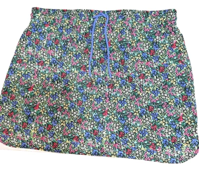 Pantalón corto St. John's Bay, talla L, tiro medio, azul marino floral, fácil ajuste Foto 1 de 4