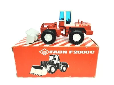 Cargador de ruedas O&K Faun F2010 - NZG escala 1:50 modelo fundido a presión #192 - caja incorrecta Foto 1 de 4