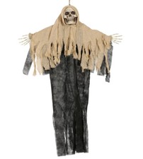 Hanging Ghost Halloween Party Prop Decoration Light Up Scary Skeleton 4FT NEW