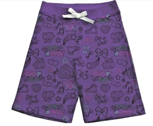 Nickelodeon  NEW♈Girls Printed knit shorts size S (6-6X~Purple/blue JoJo Dream - Picture 1 of 4